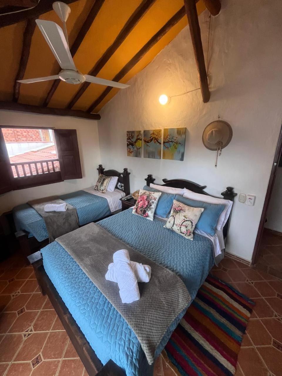 Hotel Aqui Estoy Bien à Barichara Extérieur photo