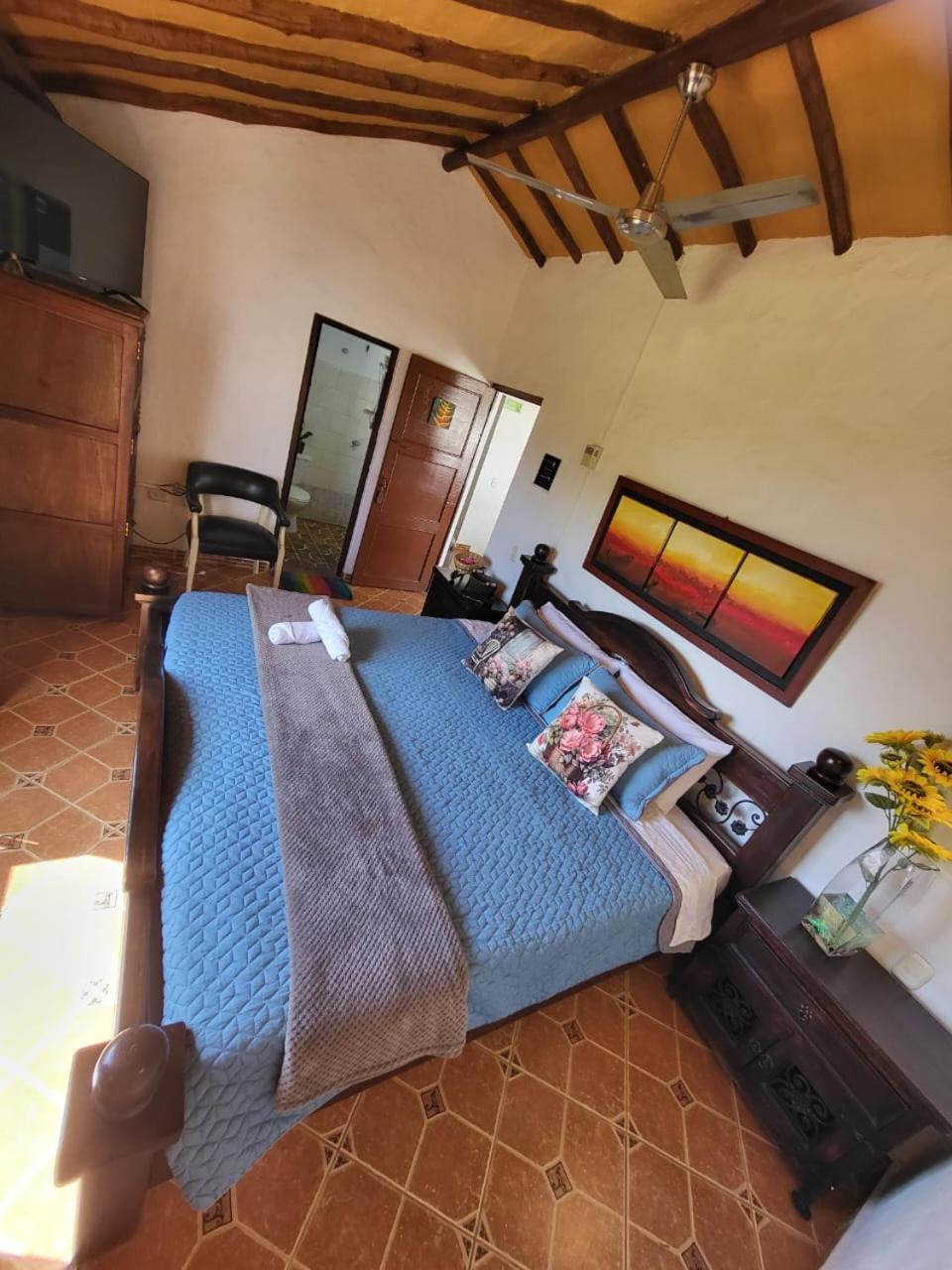 Hotel Aqui Estoy Bien à Barichara Extérieur photo